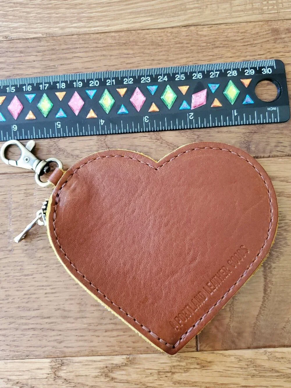 BNNU Portland Leather Honey Heart Pouch